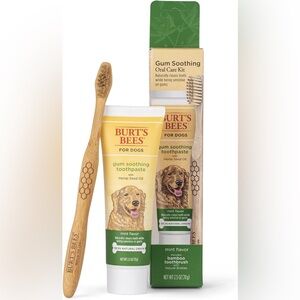 Dog Toothbrush and Toothpaste from Burt's Bees, Gum Soothing